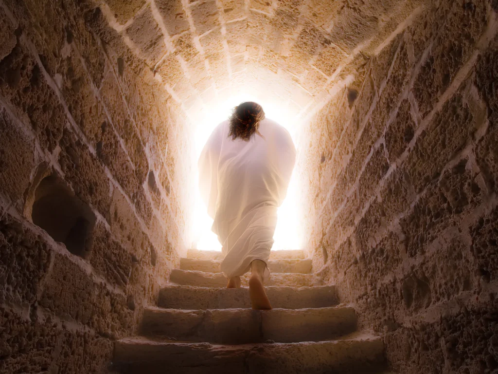 An image showing the Lord Jesus Christ as the Redeemer through His death and resurrection.